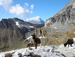 Il Monte Leone spunta tra Cima Valtendra e Pizzo Moro